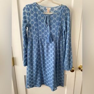 Blue Sundance Midi Dress